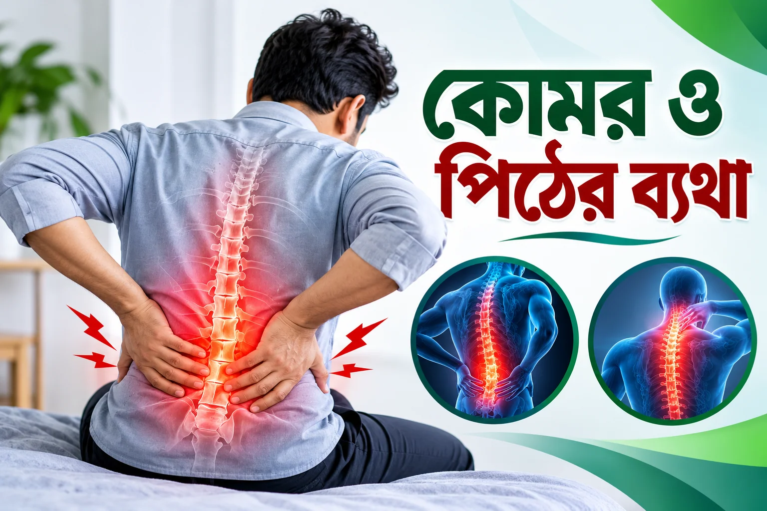 কোমর ও পিঠের ব্যথা