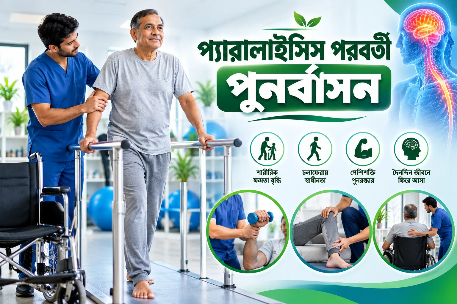 প্যারালাইসিস পরবর্তী পুনর্বাসন